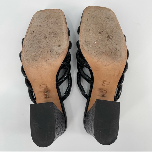 Donald Pliner Wes Block Heel Mule Black Size 7 - Picture 9 of 15